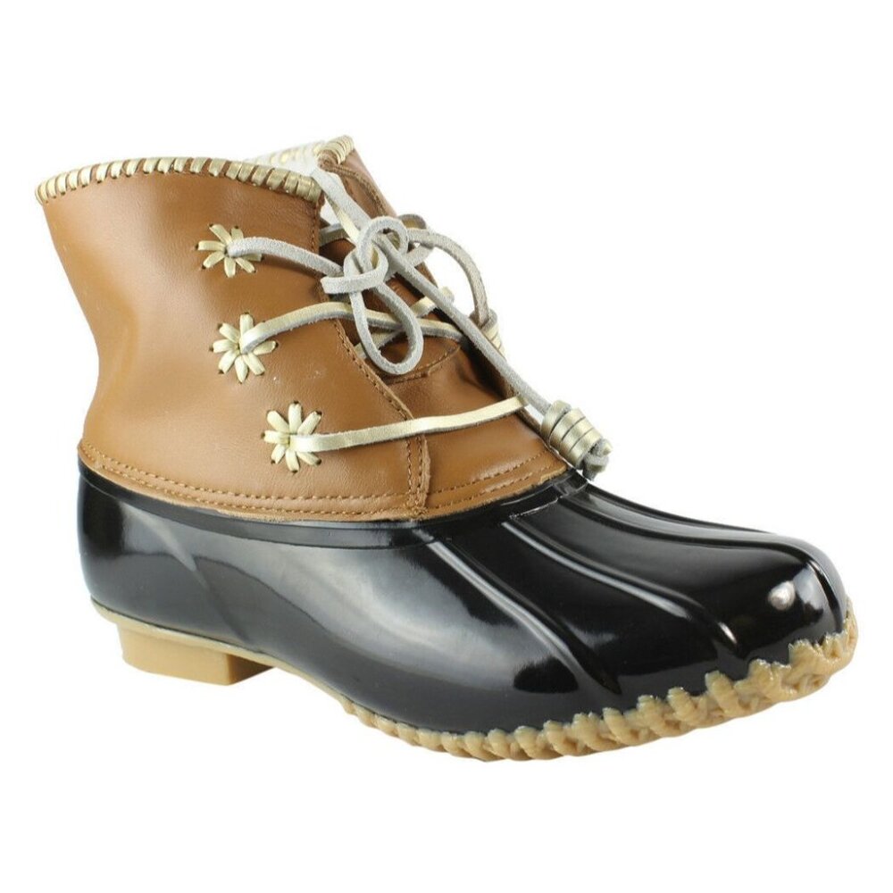 Jack Rogers Womens Chloe Classic Black Rainboots Size 8 New without box